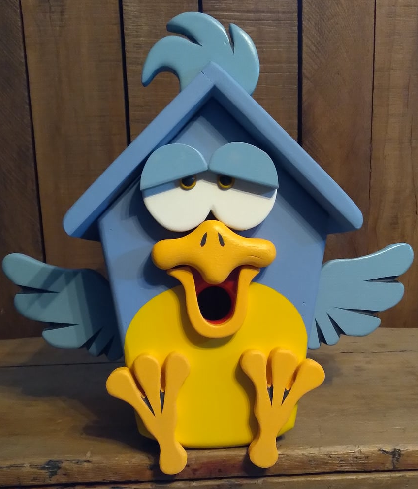 Cabane d'oiseau bleu